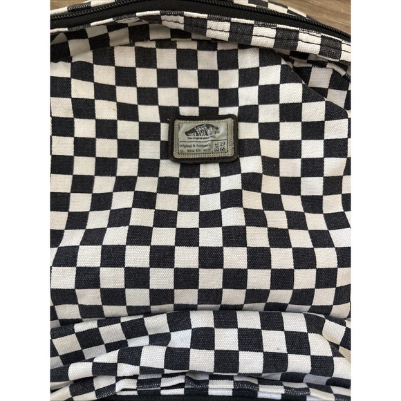 Vintage Rare Vans backpack Black/white Checkered‎ main image 9